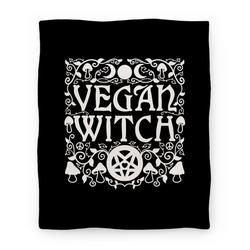 Movie Anime Vegan Witch Premium Fleece Sherpa Blanket Perfect And Unique Gifts For Family On Christmas