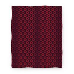 Movie Anime Vintage Flower Pattern (Red) Premium Fleece Sherpa Blanket Perfect Gifts For Family On Christmas