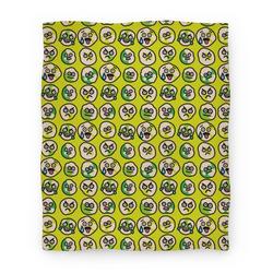 Movie Anime Wasabi Peas Pattern Premium Fleece Sherpa Blanket Perfect And Unique Gifts For Family On Christmas