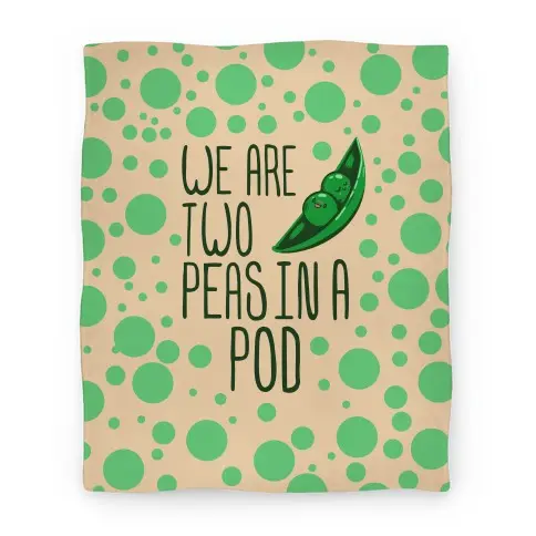 Movie Anime We are Two Peas in a Pod Premium Fleece Sherpa Blanket Perfect Gifts For Family On Christmas