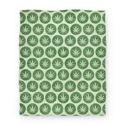 Movie Anime Weed Pattern Premium Fleece Sherpa Blanket Perfect And Unique Gifts For Family On Christmas