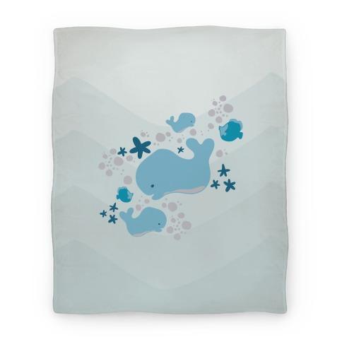 Movie Anime Whale Premium Fleece Sherpa Blanket Perfect And Unique Gifts For Family On Christmas Holiday