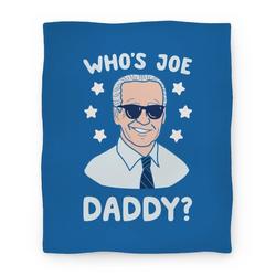Movie Anime Who's Joe Daddy? Premium Fleece Sherpa Blanket Perfect And Unique Gifts For Family On Christmas