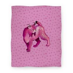 Movie Anime Wild Cat Lynx Premium Fleece Sherpa Blanket Perfect And Unique Gifts For Family On Christmas