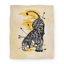 Movie Anime Wild Tiger Premium Fleece Sherpa Blanket Perfect And Unique Gifts For Family On Christmas Holiday