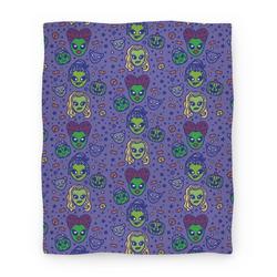 Movie Anime Witch Alien Sisters Parody Premium Fleece Sherpa Blanket Perfect Gifts For Family On Christmas