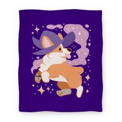 Movie Anime Witch Corgi Premium Fleece Sherpa Blanket Perfect And Unique Gifts For Family On Christmas