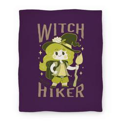 Movie Anime Witch Hiker Premium Fleece Sherpa Blanket Perfect And Unique Gifts For Family On Christmas