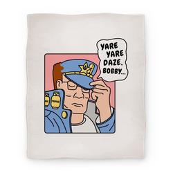 Movie Anime Yare Yare Daze, Bobby Premium Fleece Sherpa Blanket Perfect And Unique Gifts For Family On Christmas
