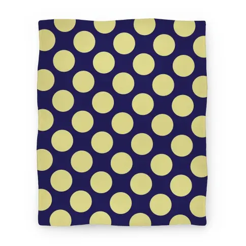 Movie Anime Yellow Polka Dot Premium Fleece Sherpa Blanket Perfect And Unique Gifts For Family On Christmas