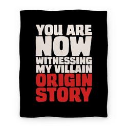 Movie Anime You Are Now Witnessing My Villain Origin Story Premium Fleece Sherpa Blanket Perfect Gifts For Family On Christmas