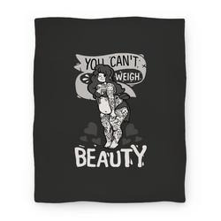 Movie Anime You Can't Weigh Beauty Premium Fleece Sherpa Blanket Perfect Gifts For Family On Christmas