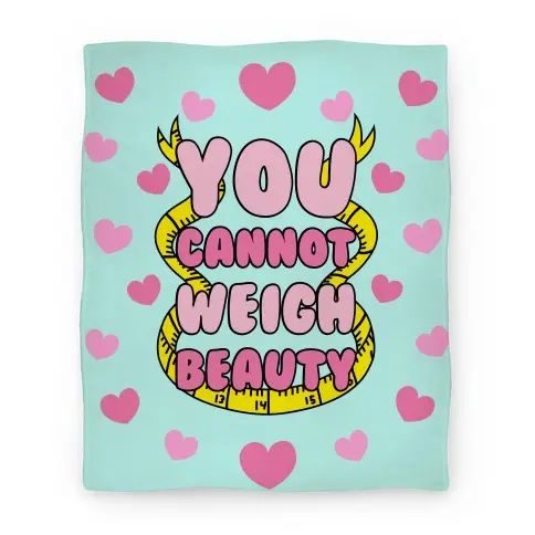 Movie Anime You Cannot Weigh Beauty Premium Fleece Sherpa Blanket Perfect Gifts For Family On Christmas