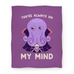 Movie Anime You're Always On My Mind (Mind Flayer) Premium Fleece Sherpa Blanket Perfect Gifts For Family On Christmas
