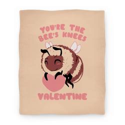 Movie Anime You're The Bee's Knees, Valentine Premium Fleece Sherpa Blanket Perfect Gifts For Family On Christmas