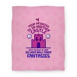 Movie Anime Your Princess Is In Another Castle Premium Fleece Sherpa Blanket Perfect Gifts For Family On Christmas