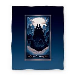 Movie Anime Yule Cat Tarot Card Jlaktturinn Premium Fleece Sherpa Blanket Perfect Gifts For Family On Christmas