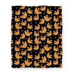 Movie Anime Crab Rangoons Pattern Black Premium Fleece Sherpa Blanket Perfect Gifts For Family On Christmas