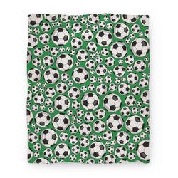 Movie Anime Soccer Balls Pattern Premium Fleece Sherpa Blanket Perfect And Unique Gifts For Family On Christmas