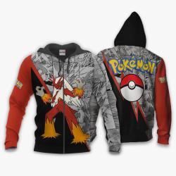 Anime Blaziken Hoodie Custom Anime Mix Manga Perfect And Unique Gifts For Otaku Anime Fans On Christmas