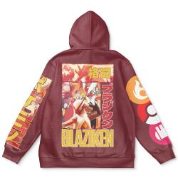 Anime Blaziken Pokemon Streetwear Hoodie Perfect And Unique Gifts For Otaku Anime Fans On Christmas
