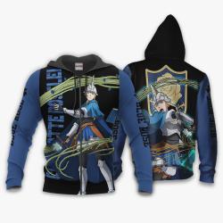 Anime Blue Rose Charlotte Roselei Hoodie Black Clover Anime Shirt Perfect And Unique Gifts For Otaku Anime Fans On Christmas
