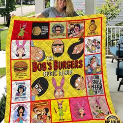 Bobs Burgers Family Birthday Quilt Fleece Sherpa Blanket Perfect Gifts For Family On Christmas