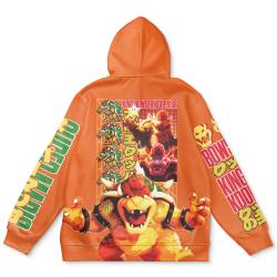 Anime Bowser Super Mario Streetwear Hoodie Perfect And Unique Gifts For Otaku Anime Fans On Christmas