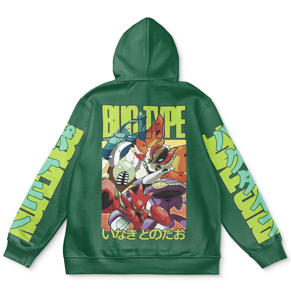 Anime Bug Type Pokemon Streetwear Hoodie Perfect And Unique Gifts For Otaku Anime Fans On Christmas