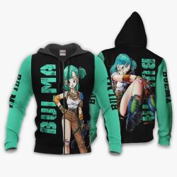 Anime DBZ Bulma Hoodie Custom Anime Shirts Perfect And Unique Gifts For Otaku Anime Fans On Christmas