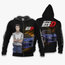 Anime Bunta Fujiwara Hoodie Initial D Custom Anime Perfect And Unique Gifts For Otaku Anime Fans On Christmas