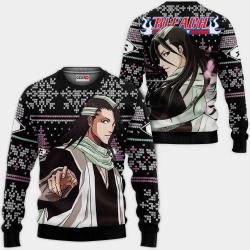 Byakuya Kuchiki Ugly Christmas Sweater Custom Anime BL Xmas Gifts Perfect And Unique Gifts For Adults Kids On Christmas