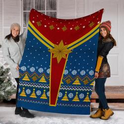 Movie Captain Ugly Christmas Custom Fleece Sherpa Blanket Home Decor Perfect Gifts For Family On Christmas