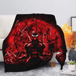 Anime Carnage Moonlight Premium Fleece Sherpa Blanket Perfect And Unique Gifts For Family On Christmas