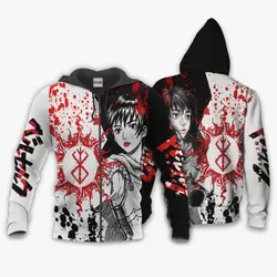 Anime Casca Hoodie Berserk Custom Anime Perfect And Unique Gifts For Otaku Anime Fans On Christmas