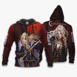 Anime Castlevania Alucard Hoodie Anime Merch Stores Perfect And Unique Gifts For Otaku Anime Fans On Christmas