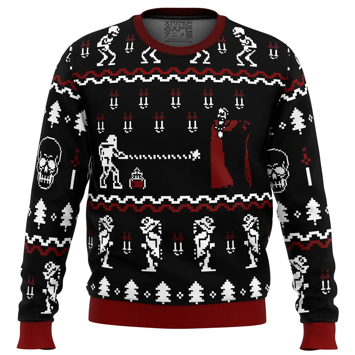 Castlevania Classic Game Ugly Christmas Sweater Perfect And Unique Gifts For Adults Kids On Christmas