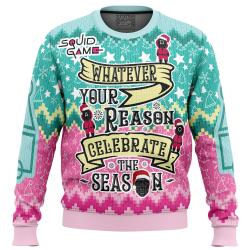 Celebrate the Season Squid Game Christmas Sweater Perfect And Unique Gifts For Adults Kids On Christmas