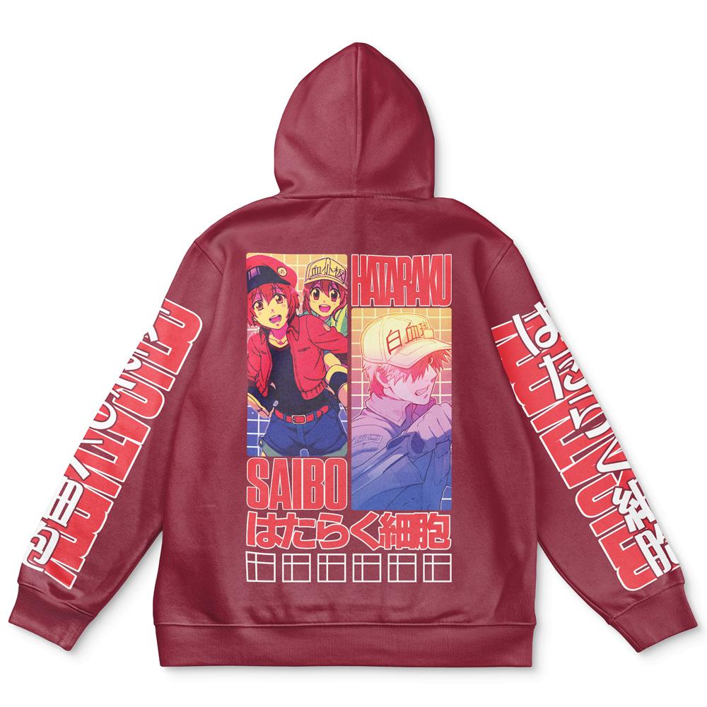 Anime Cells at Work Streetwear Hoodie Perfect And Unique Gifts For Otaku Anime Fans On Christmas