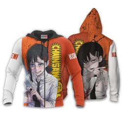 Anime Kobeni Higashiyama Hoodie Custom Chainsaw Man Anime Perfect And Unique Gifts For Otaku Anime Fans On Christmas