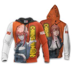 Anime Makima Hoodie Custom Chainsaw Man Anime Perfect And Unique Gifts For Otaku Anime Fans On Christmas
