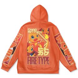 Anime Charmander Pokemon Streetwear Hoodie Perfect And Unique Gifts For Otaku Anime Fans On Christmas