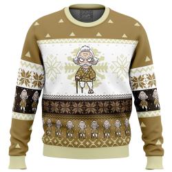 Chibi Christmas Jigoro Kuwajima Demon Slayer Ugly Christmas Sweater Perfect And Unique Gifts For Adults Kids On Christmas