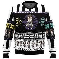 Chibi Christmas Obanai Iguro Demon Slayer Ugly Christmas Sweater Perfect And Unique Gifts For Adults Kids On Christmas