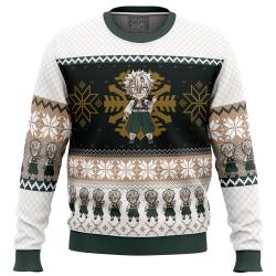 Chibi Christmas Sanemi Shinazugawa Demon Slayer Ugly Christmas Sweater Perfect And Unique Gifts For Adults Kids On Christmas