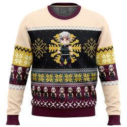 Chibi Christmas Tengen Uzui Demon Slayer Ugly Christmas Sweater Perfect And Unique Gifts For Adults Kids On Christmas