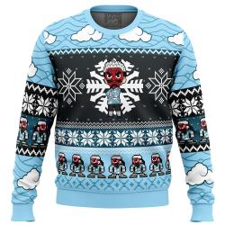 Chibi Christmas Urokodaki Sakonji Demon Slayer Ugly Christmas Sweater Perfect And Unique Gifts For Adults Kids On Christmas
