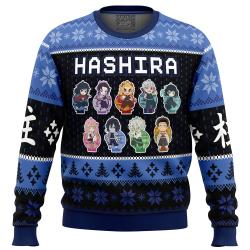 Chibi Hashira Demon Slayer Ugly Christmas Sweater Perfect And Unique Gifts For Adults Kids On Christmas