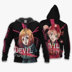 Anime Chiho Sasaki Hoodie The Devil is a Part-Timer Custom Anime Perfect And Unique Gifts For Otaku Anime Fans On Christmas