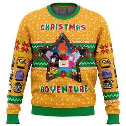Christmas Adventure Adventure Time Ugly Christmas Sweater Perfect And Unique Gifts For Adults Kids On Christmas